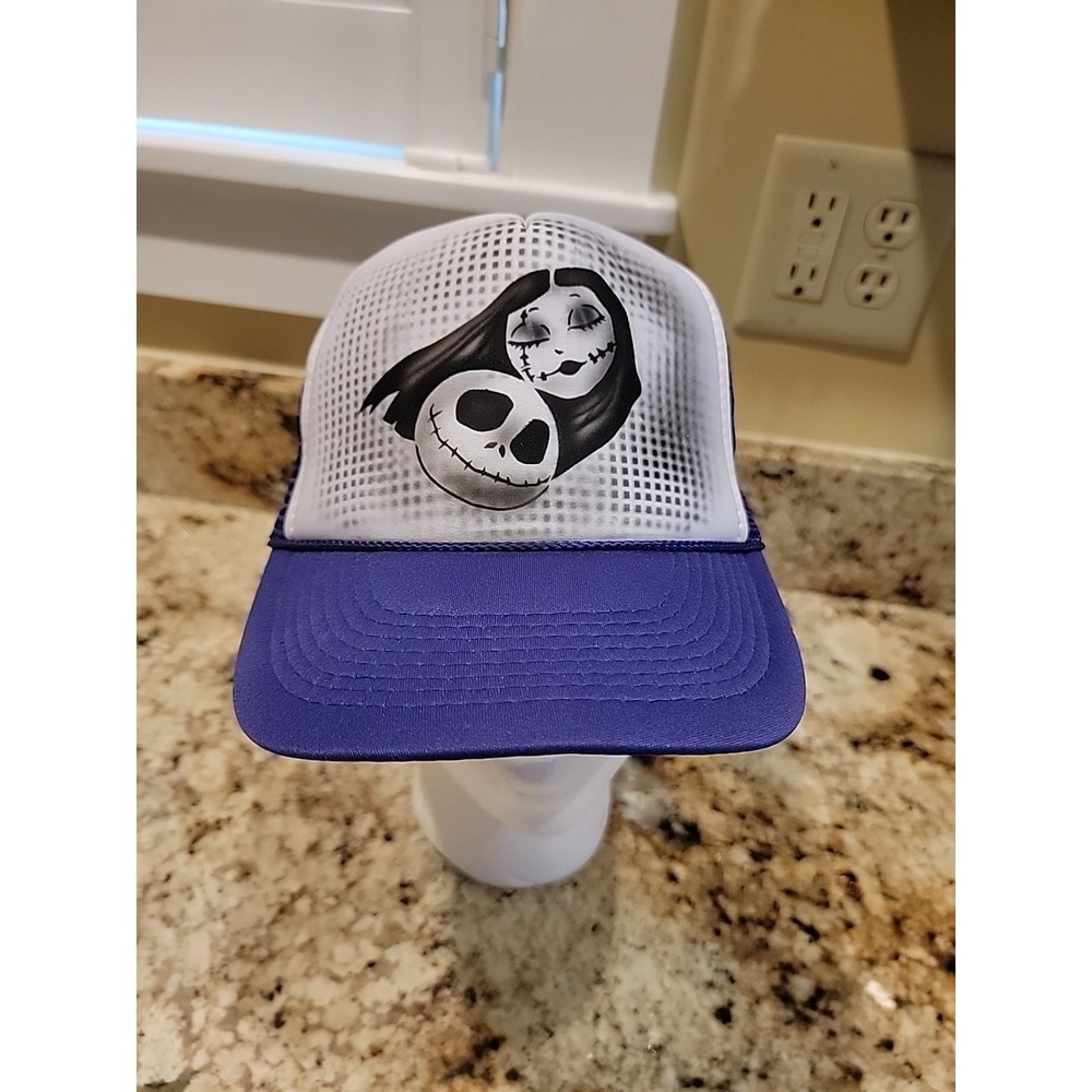 Vintage Nightmare Before Christmas  Jack Skellington Sally Nissun  Snapback Hat